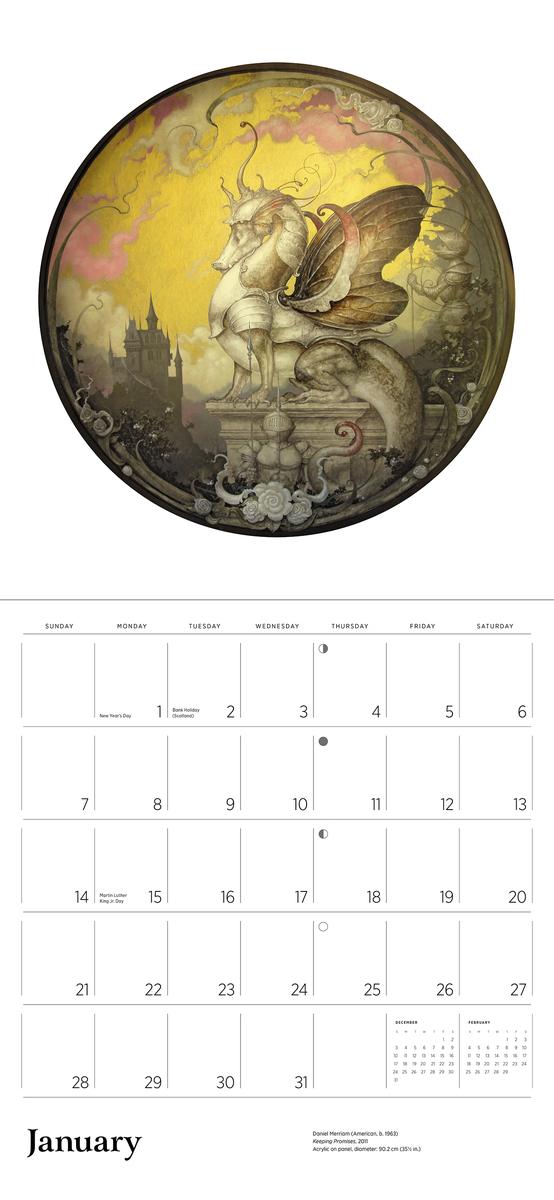 Zenith Bookstore | 2024 The Art of Daniel Merriam Wall Calendar
