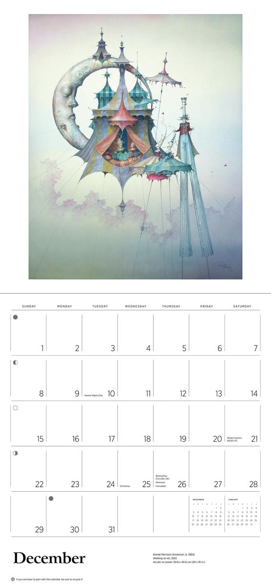 Zenith Bookstore | 2024 The Art of Daniel Merriam Wall Calendar