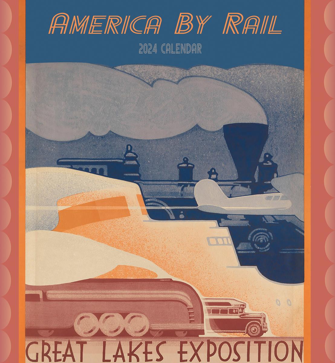 Downbound Books | 2024 America by Rail Wall Calendar