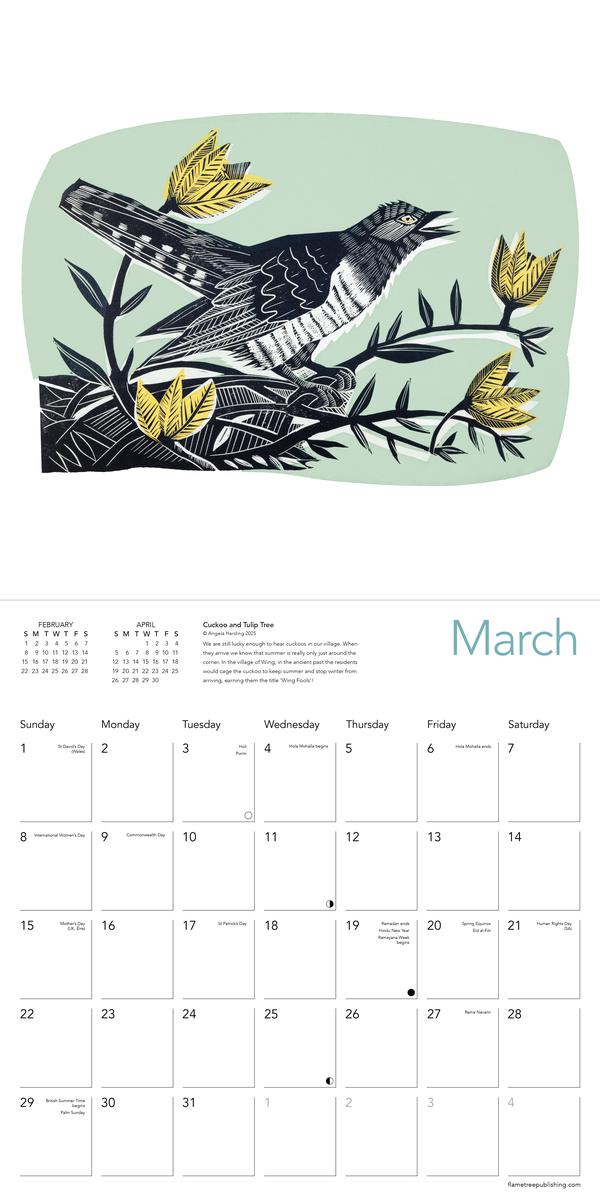 2026 Angela Harding Wall Calendar (Art Calendar) by Flame Tree
