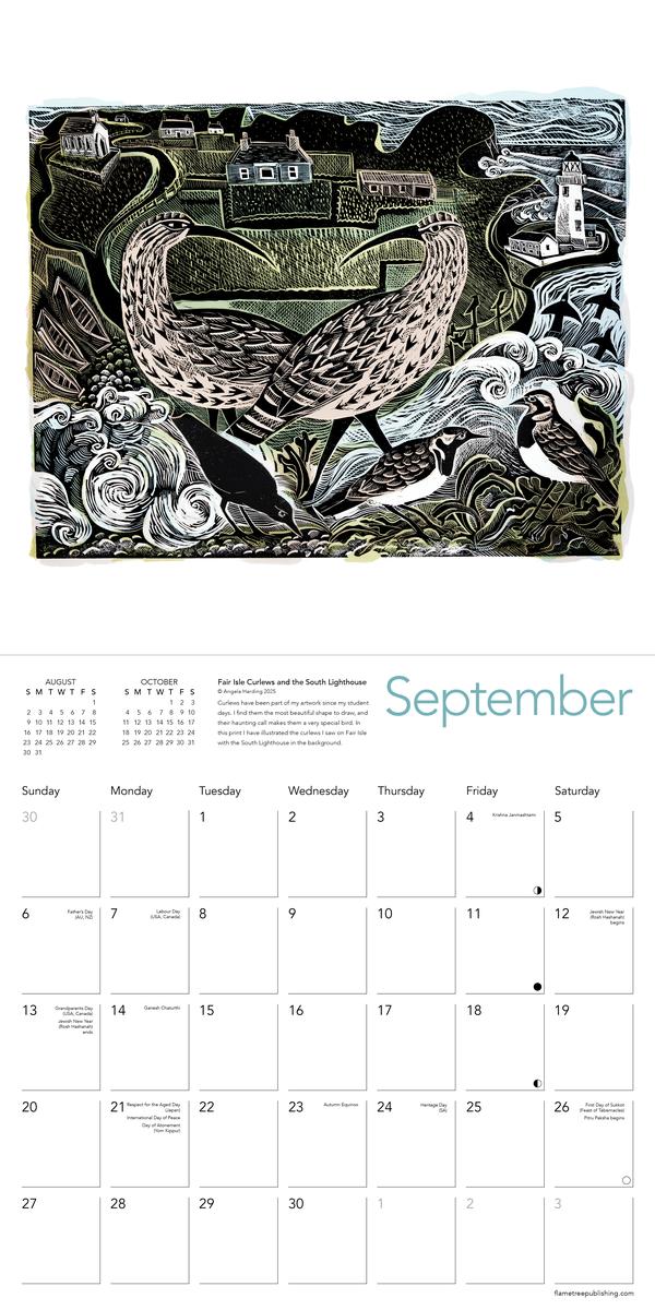 2026 Angela Harding Wall Calendar (Art Calendar) by Flame Tree