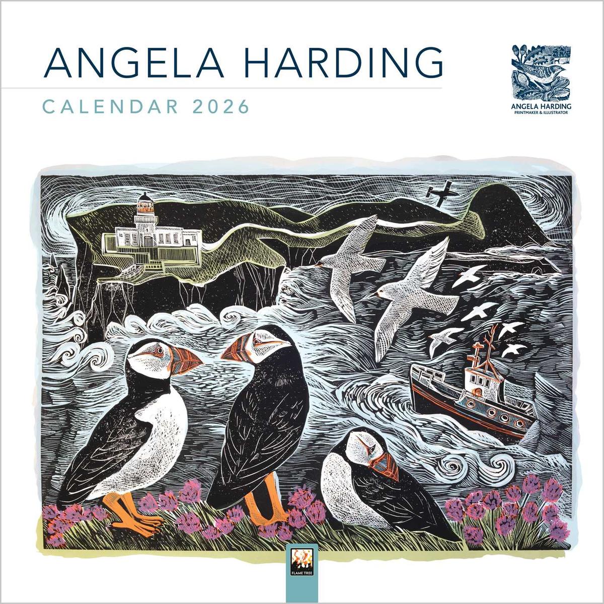 2026 Angela Harding Wall Calendar (Art Calendar) by Flame Tree