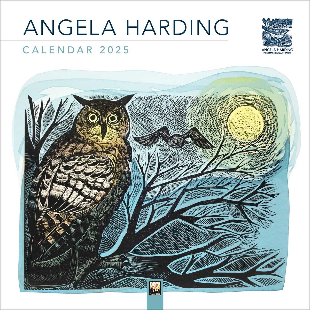 2025 Angela Harding Wall Calendar (Art Calendar) by Flame Tree