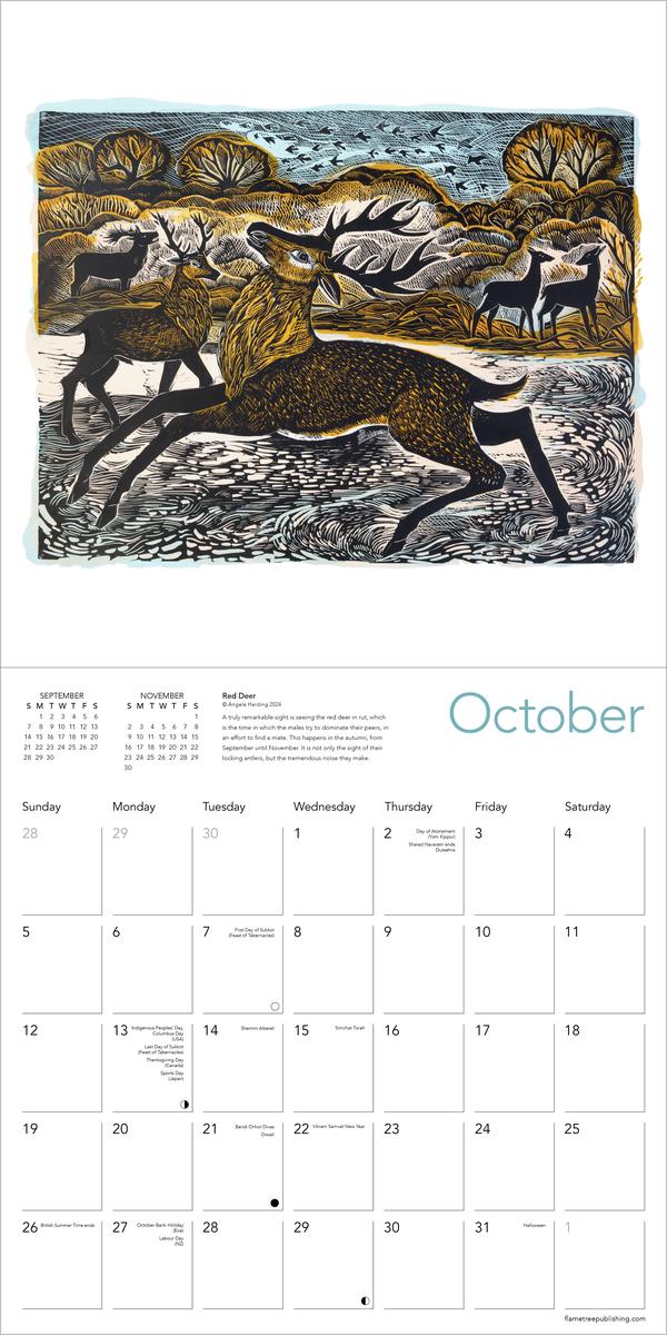 2025 Angela Harding Wall Calendar (Art Calendar) by Flame Tree