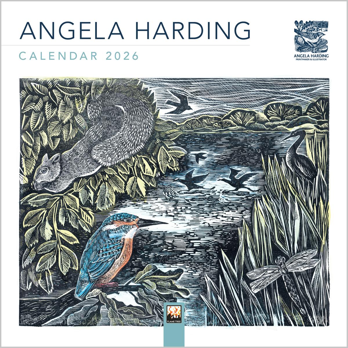 2026 Angela Harding Mini Wall calendar (Art Calendar) by Flame