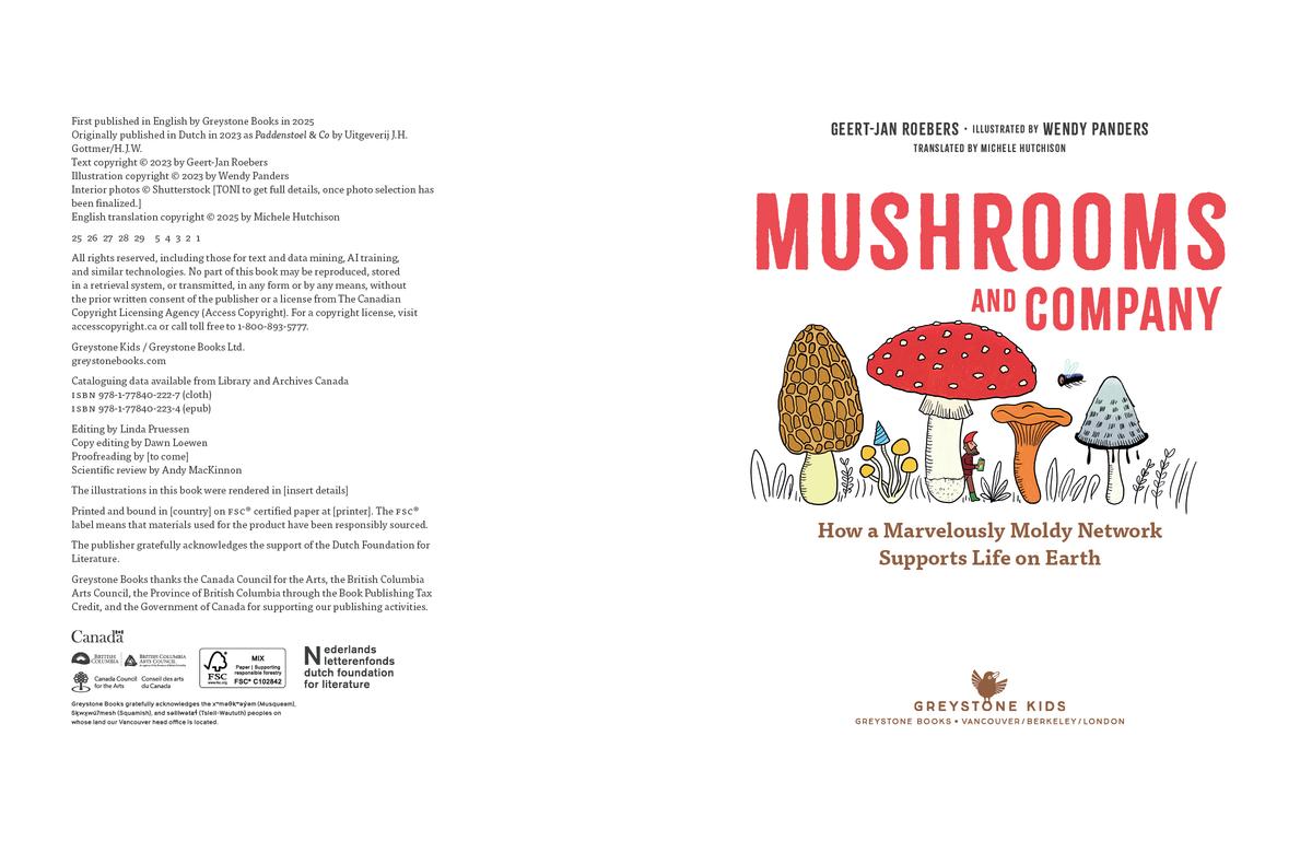 Mushrooms and Company by Geert-Jan Roebers, Wendy Panders, Michele