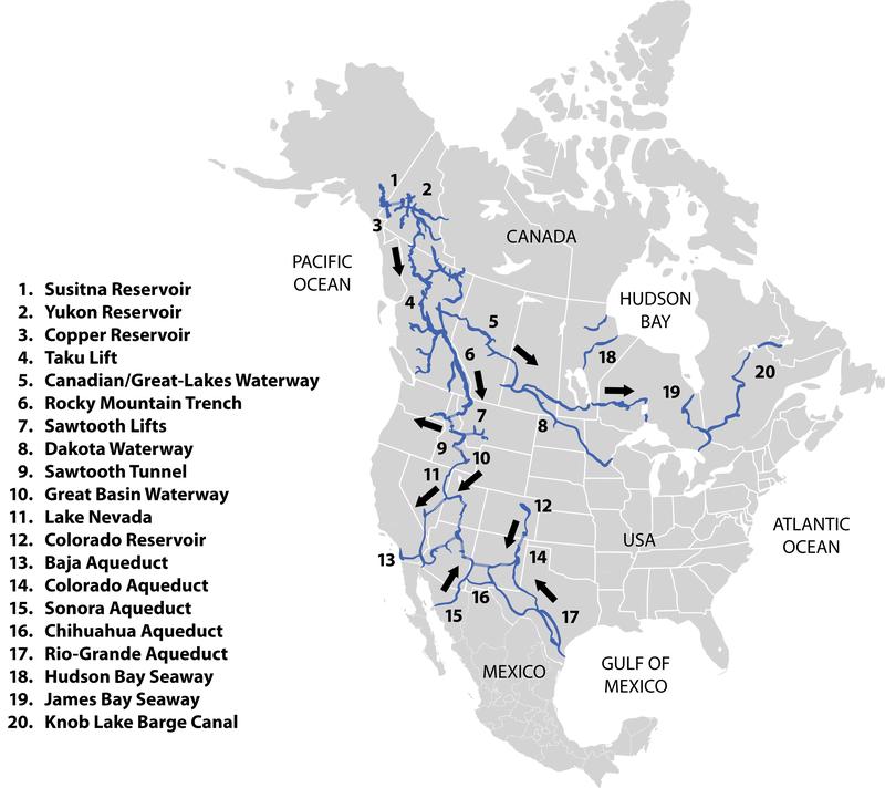 Map Of North American Rivers An Atlas Of North American Rivers