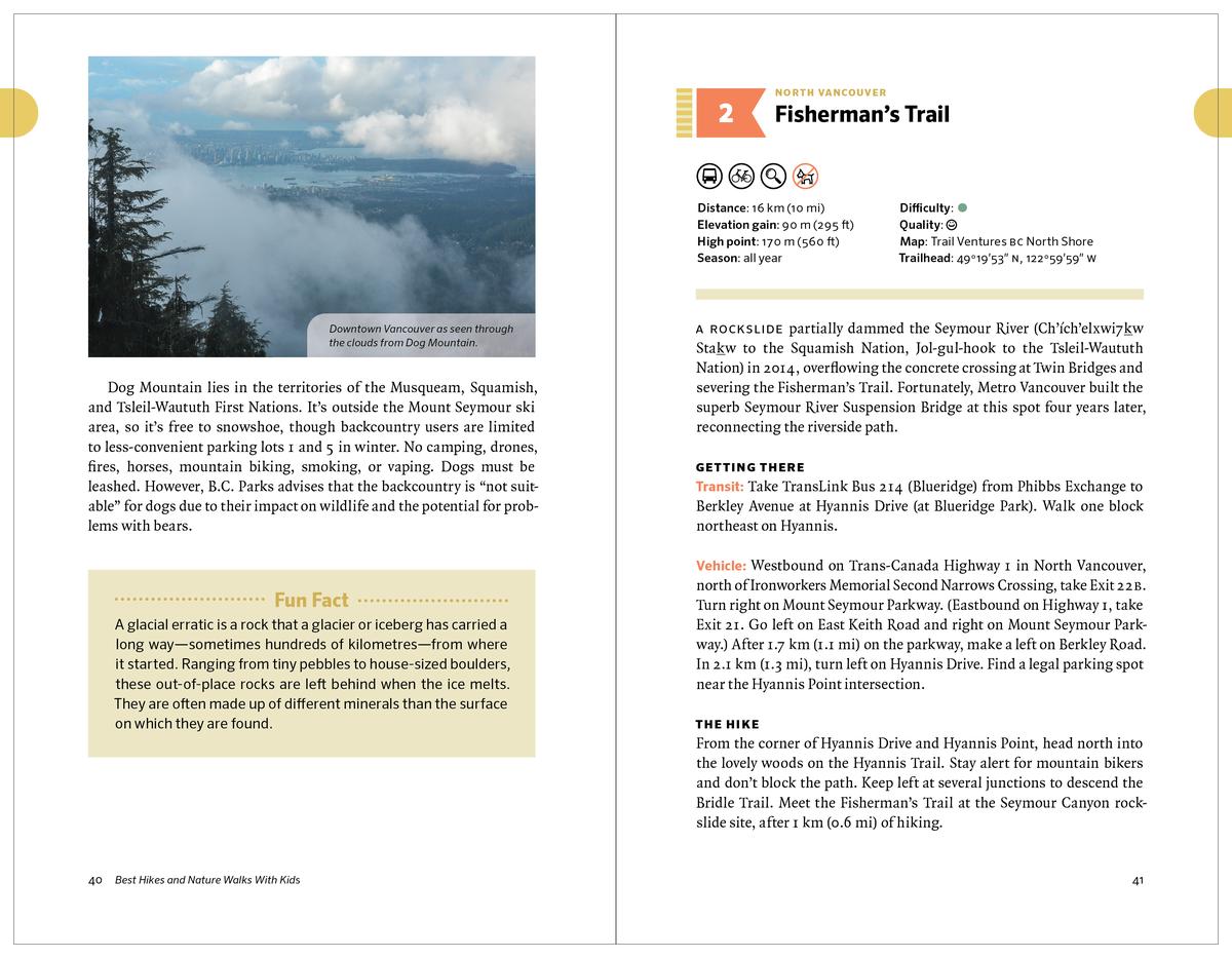 Best Hikes and Nature Walks With Kids is a Top 10 B.C. bestseller of 2022 –  105 Hikes: Vancouver Hiking Trail Guides