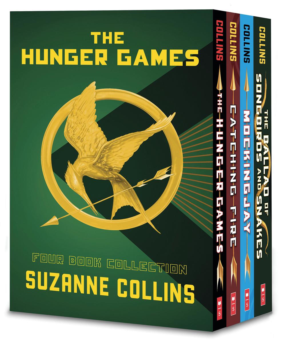 Hunger Games 4-Book Paperback Box Set (the Hunger Games, Catching Fire, Mockingjay, the Ballad of Songbirds and Snakes) - 
