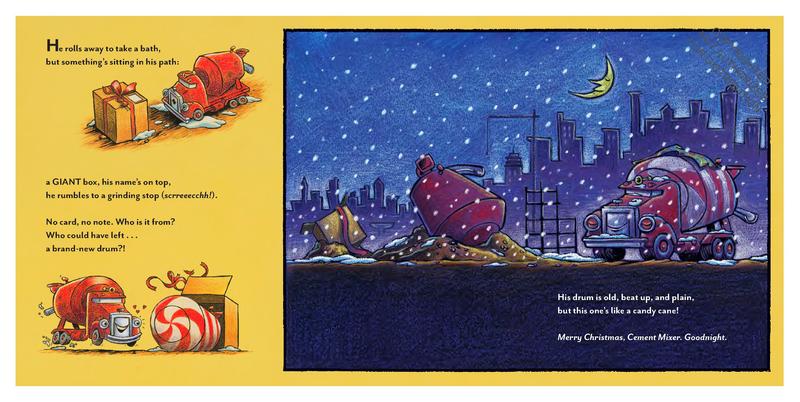 Construction Site on Christmas Night: (Christmas Book for Kids