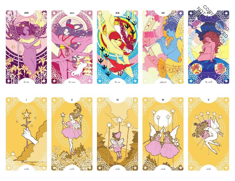  Guirongxin 22 Major Fantasy Mystic Tarot Transparent