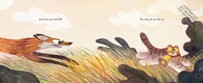 They All Saw a Cat by Brendan Wenzel | The King's English Bookshop