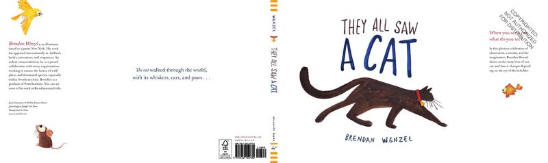 They All Saw a Cat by Brendan Wenzel | Village Well Books & Coffee