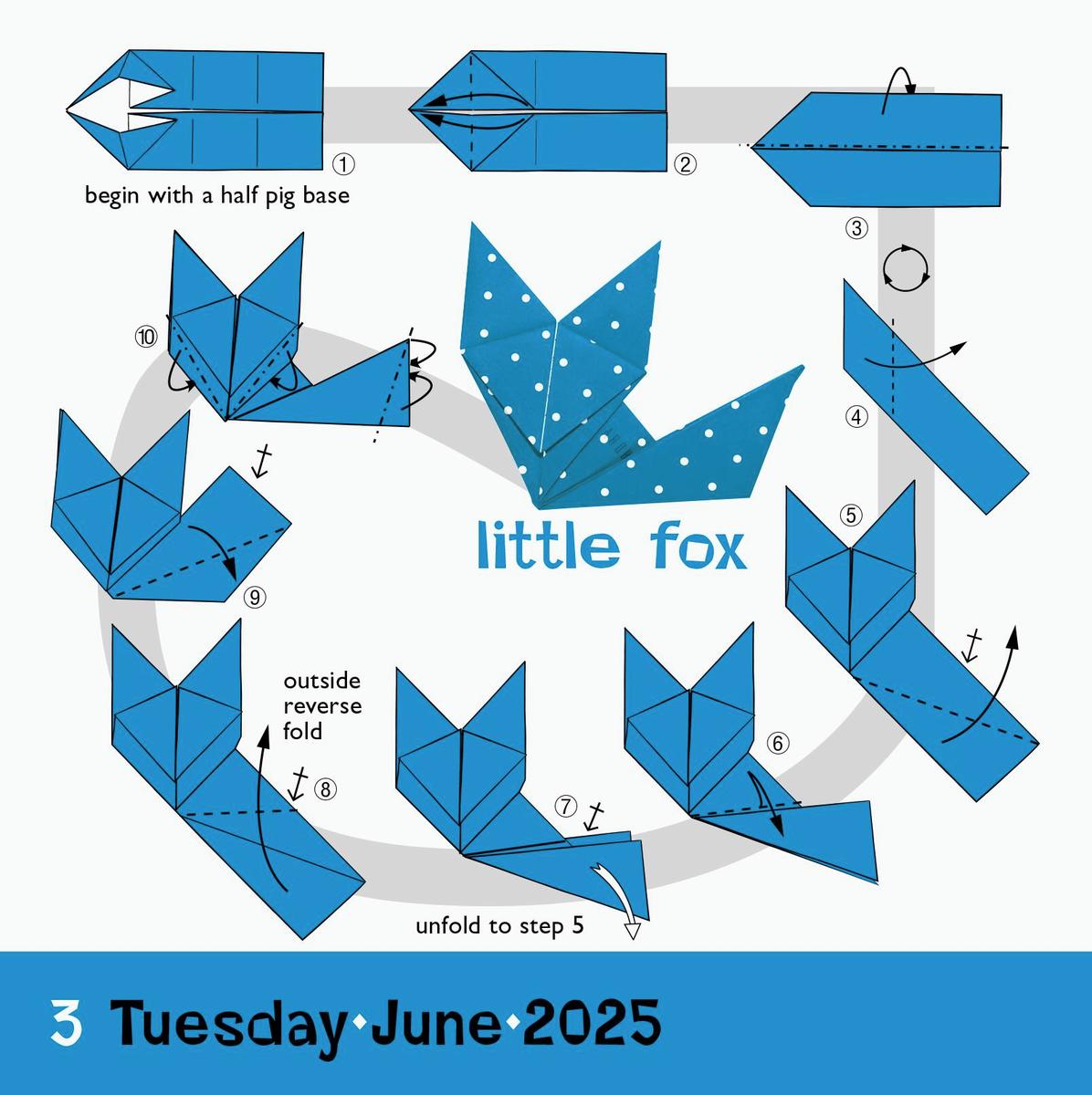 Origami Page-A-Day® Calendar 2025 by Margaret Van Sicklen