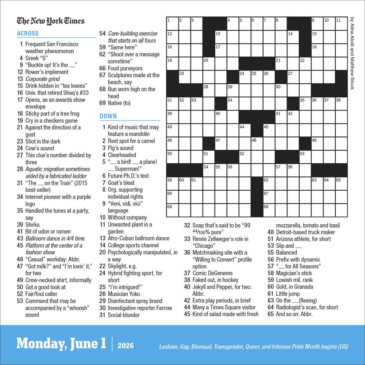 2026 New York Times Crossword Page-A-Day® Calendar by Will Shortz