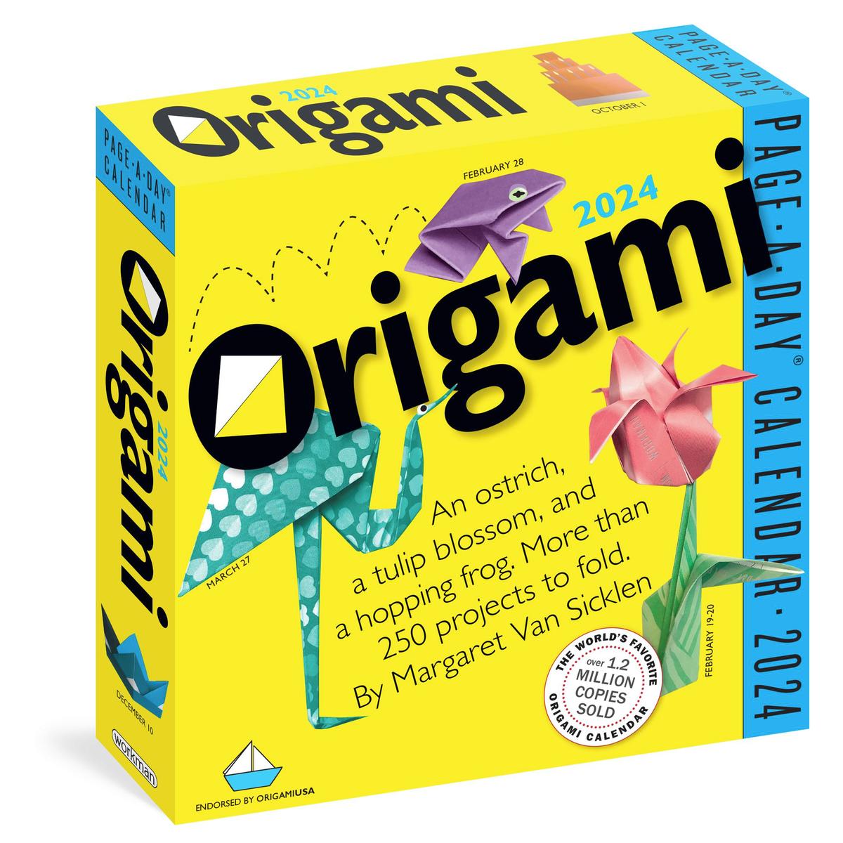 Origami Page-A-Day Calendar 2024 by Workman Calendars