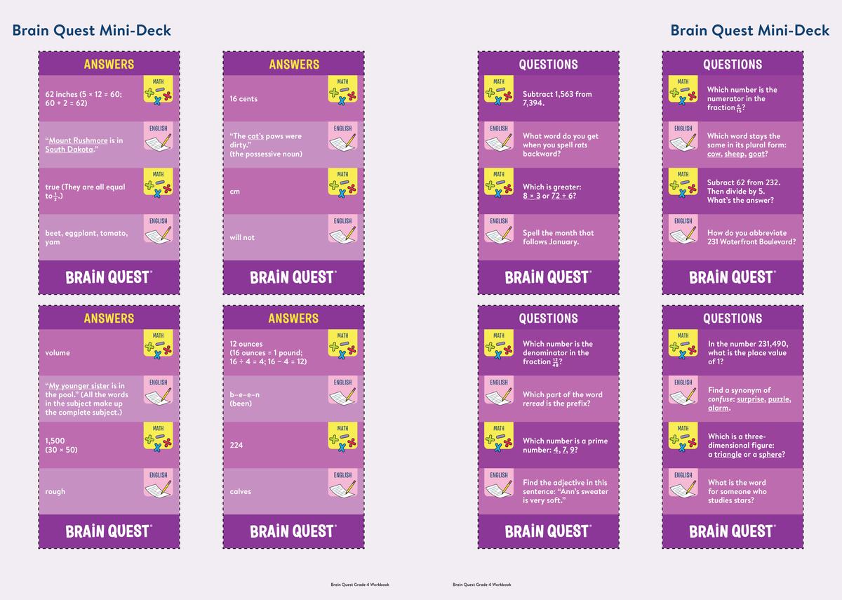 Bolen Books | Brain Quest Workbook