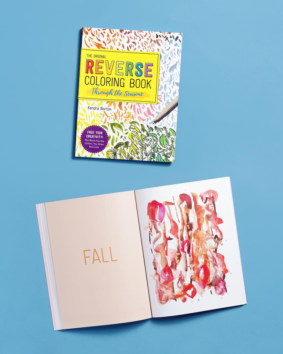 The Reverse Coloring BookT: The Book Has the Colors, You Draw the Lines! by  Kendra Norton, Paperback