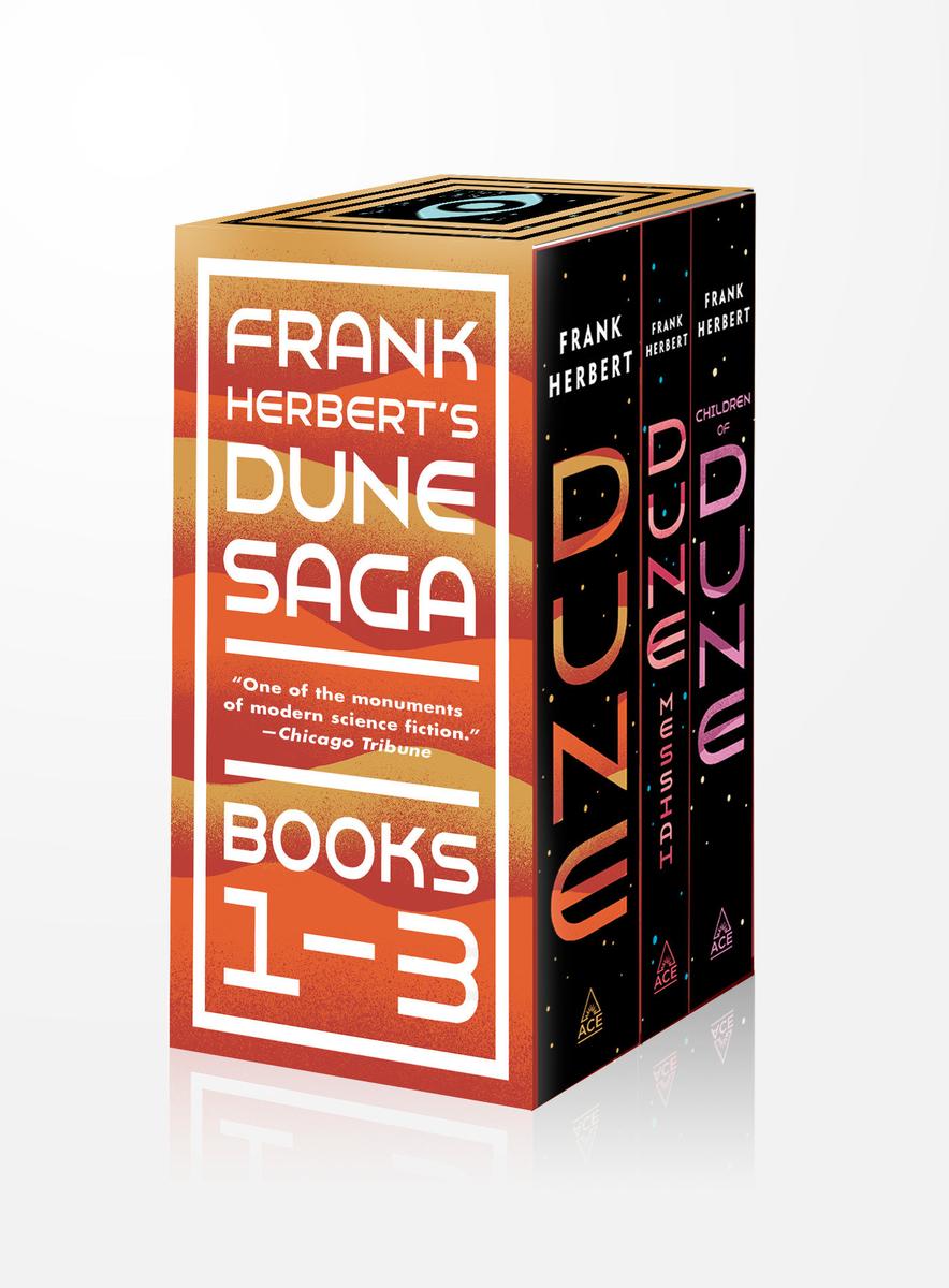 Frank Herbert's Dune Saga 3-Book Boxed Set - Dune, Dune Messiah, and Children of Dune