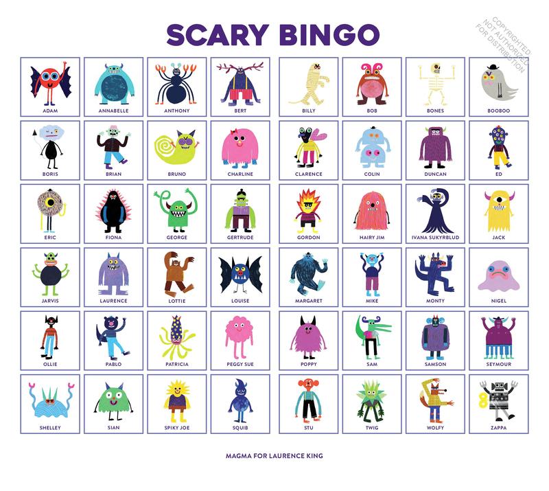 Black Bond Books | Scary Bingo