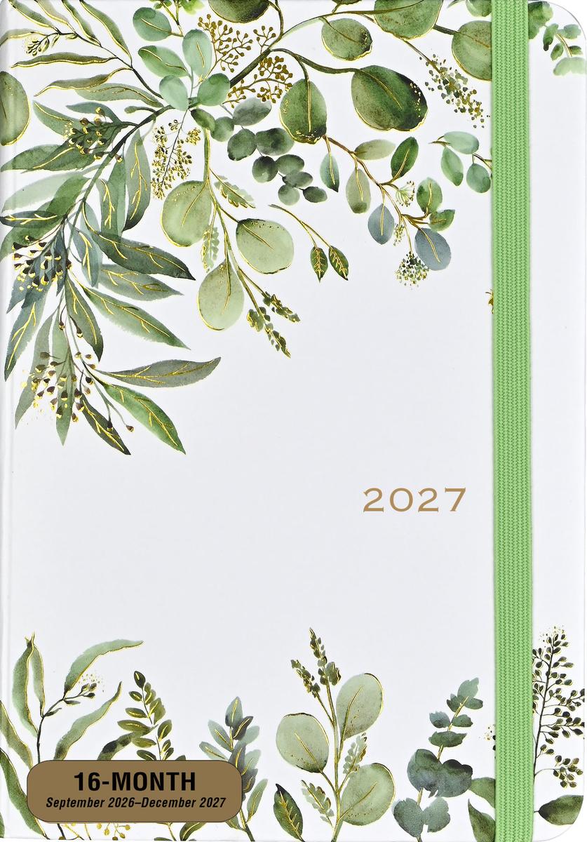 2027 Eucalyptus Weekly Planner (16 months, Sept 2026 to Dec 2027)