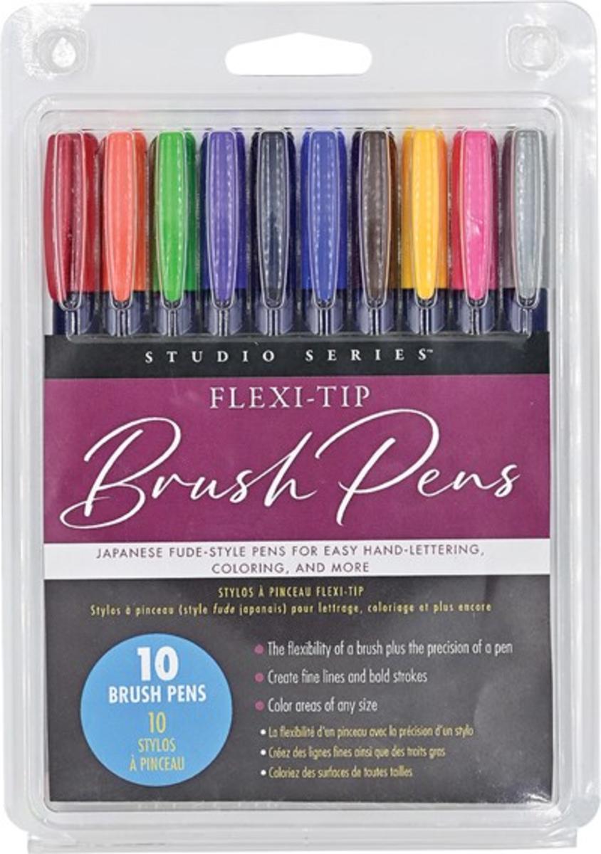 Flexi-Tip Brush Pens (set of 10 colors)
