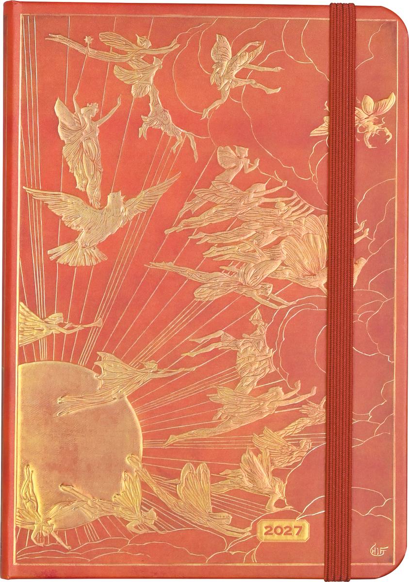 2027 Orange Fairy Weekly Planner (16 months, Sept 2026 to Dec 2027)