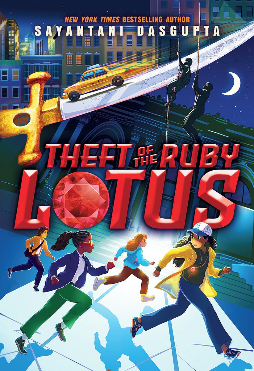April sweet reads: Theft of the Ruby Lotus by Sayantani Dasgupta