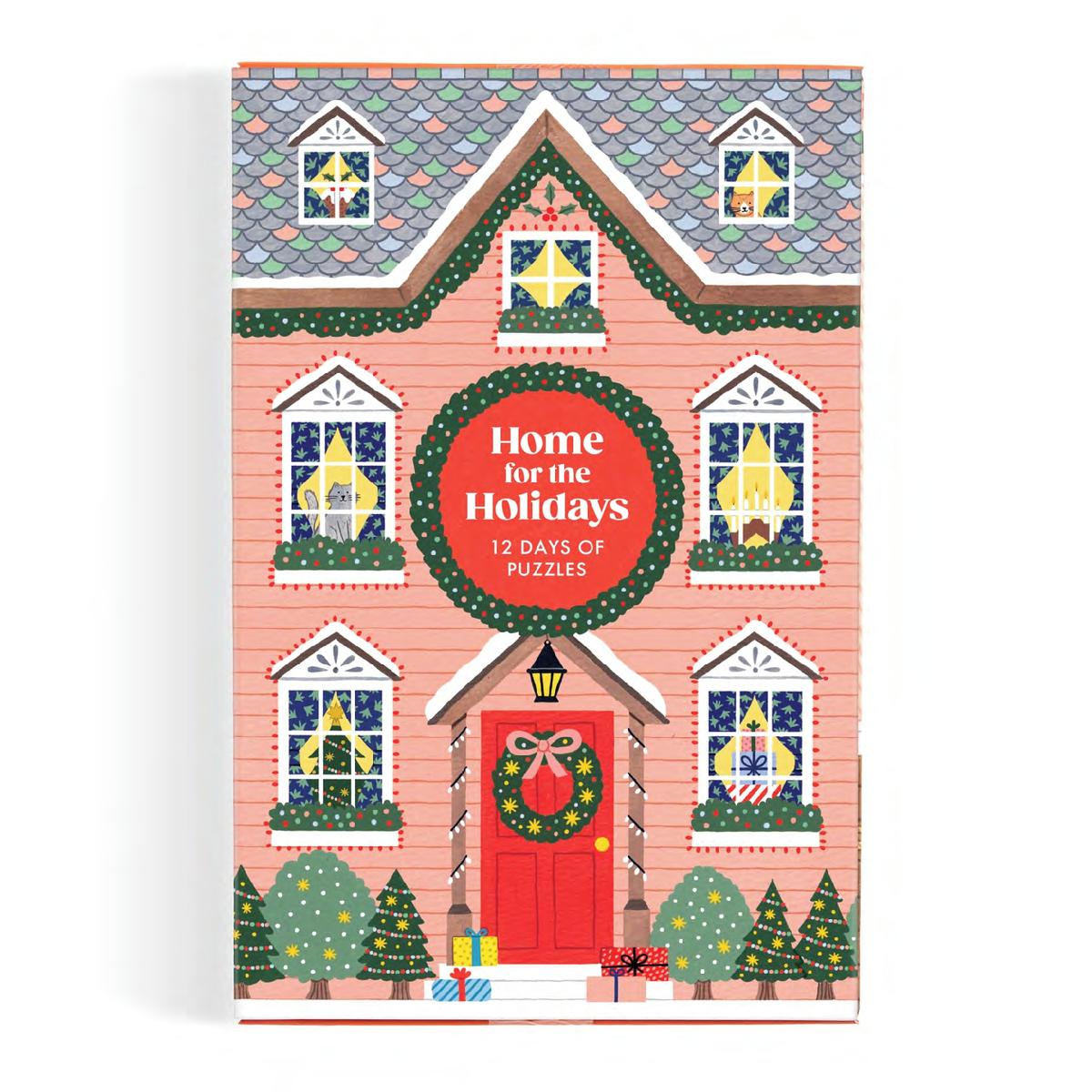 Home for the Holidays 500 Piece Advent Puzzle Calendar by Galison
