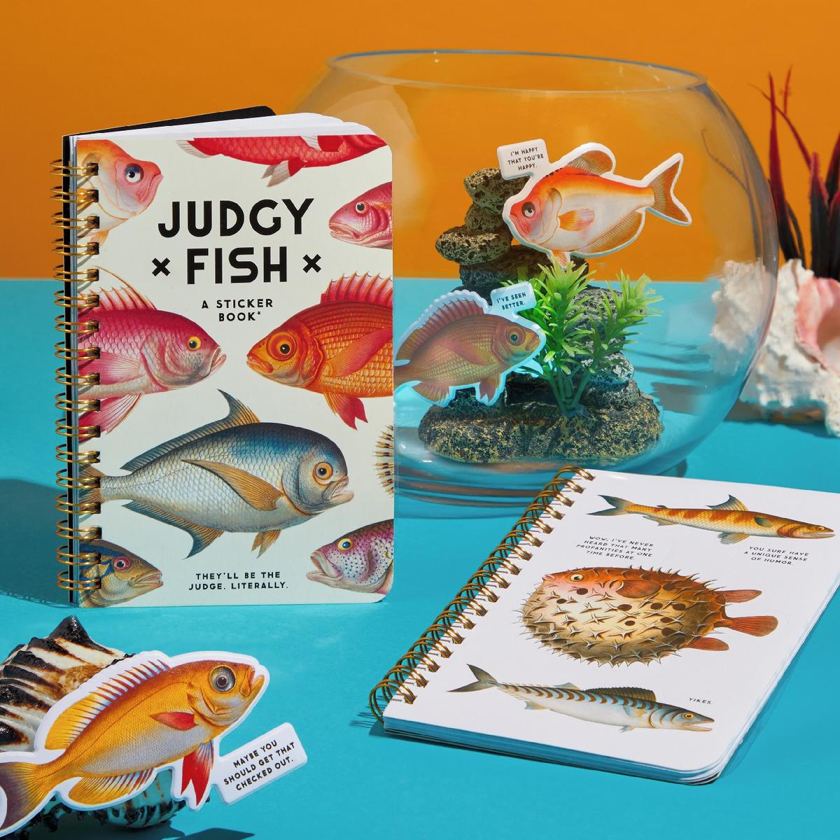 Another Story Bookshop  Judgy Fish Sticker Book
