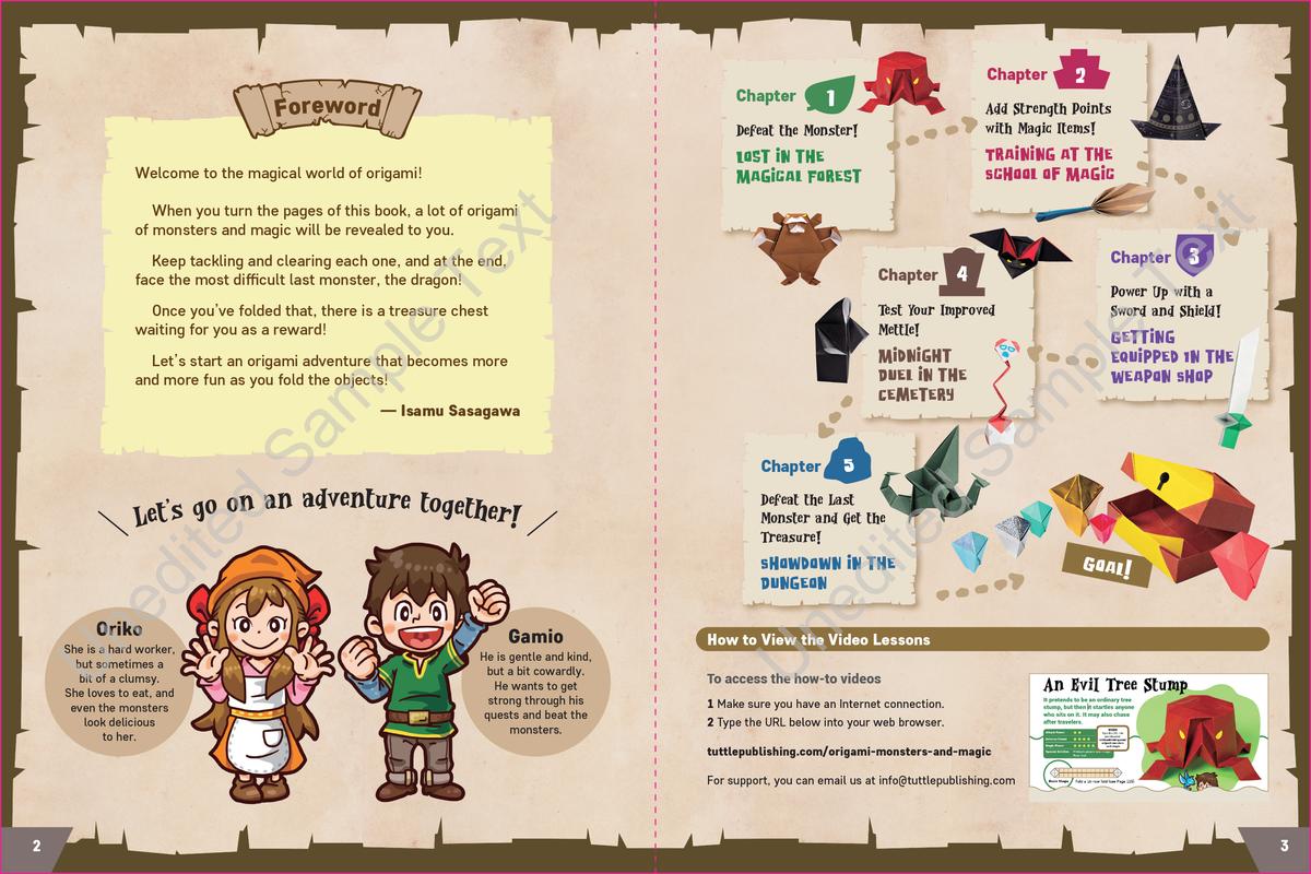 Origami Monsters & Magic by Isamu Sasagawa | Pearl Street Books