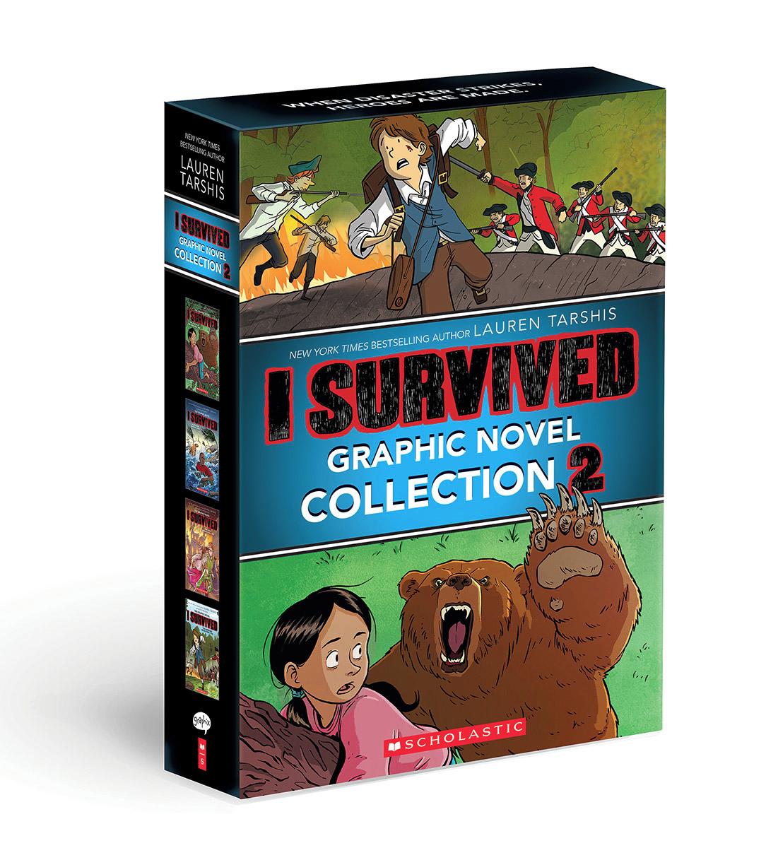 I Survived Graphic Novels #5-8 Box Set by Lauren Tarshis, Berat