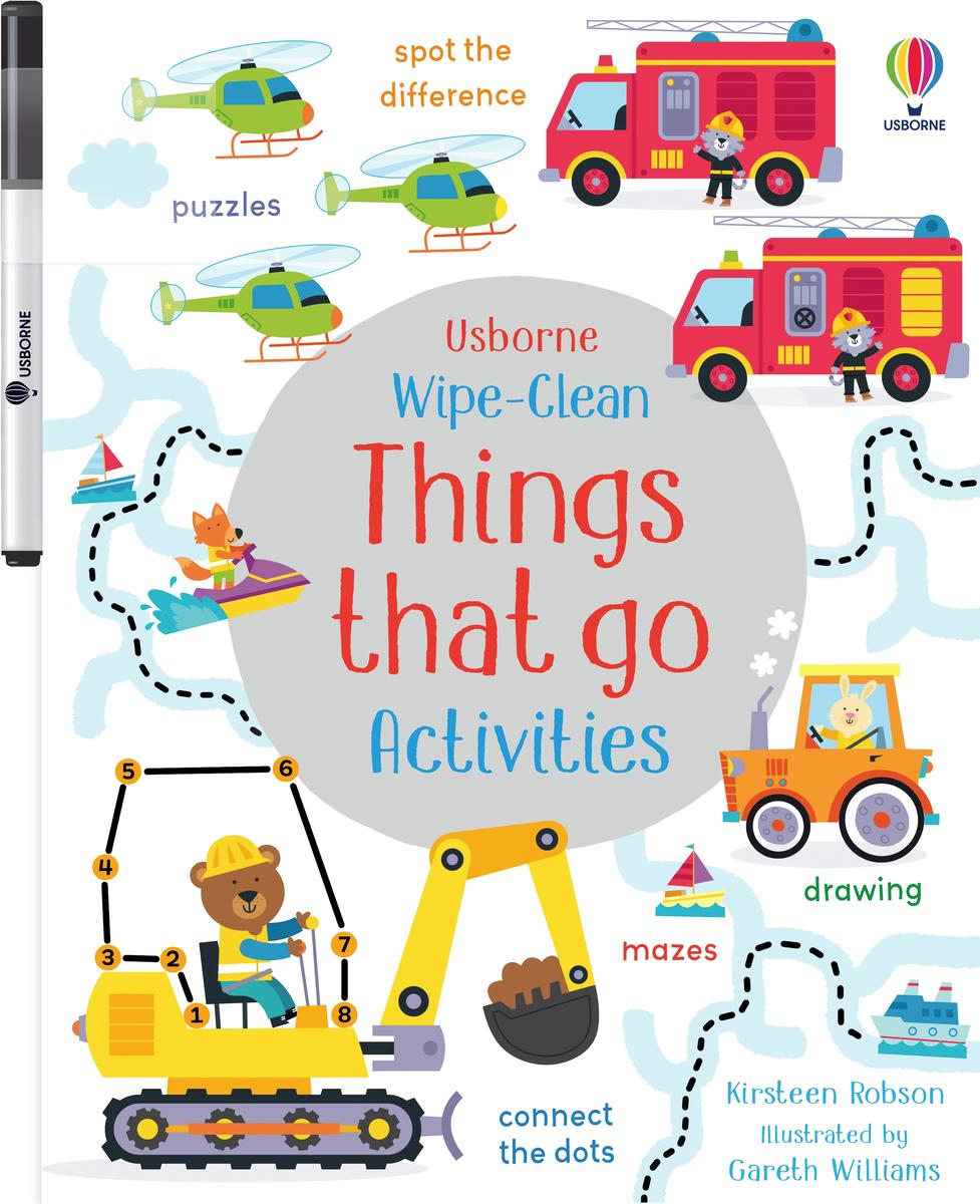 Wipe-Clean Things That Go Activities - 