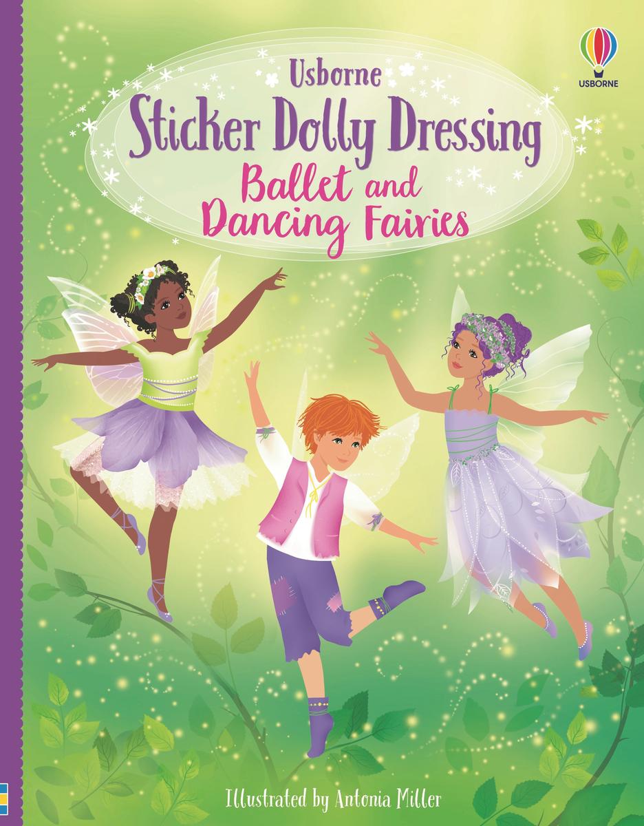 Sticker Dolly Dressing Ballet Fairies and Dancing Fairies - 