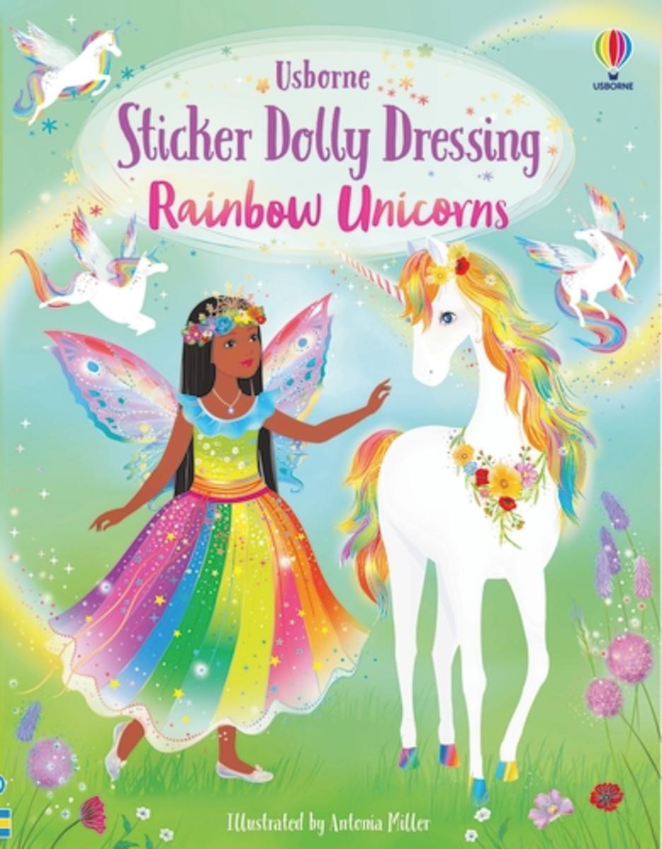 Sticker Dolly Dressing Rainbow Unicorns - 