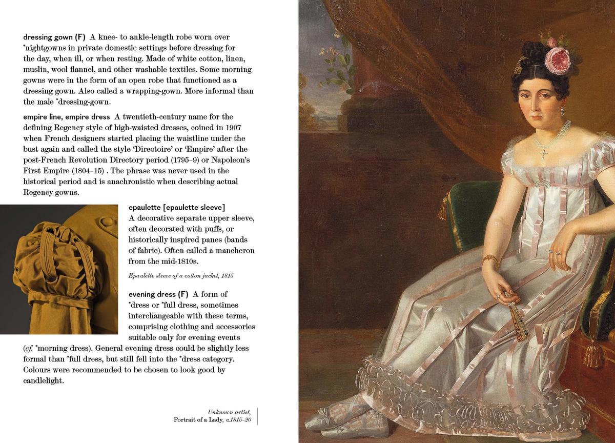 A Guide to Regency Dress by Hilary Davidson | Folklore Bookshop