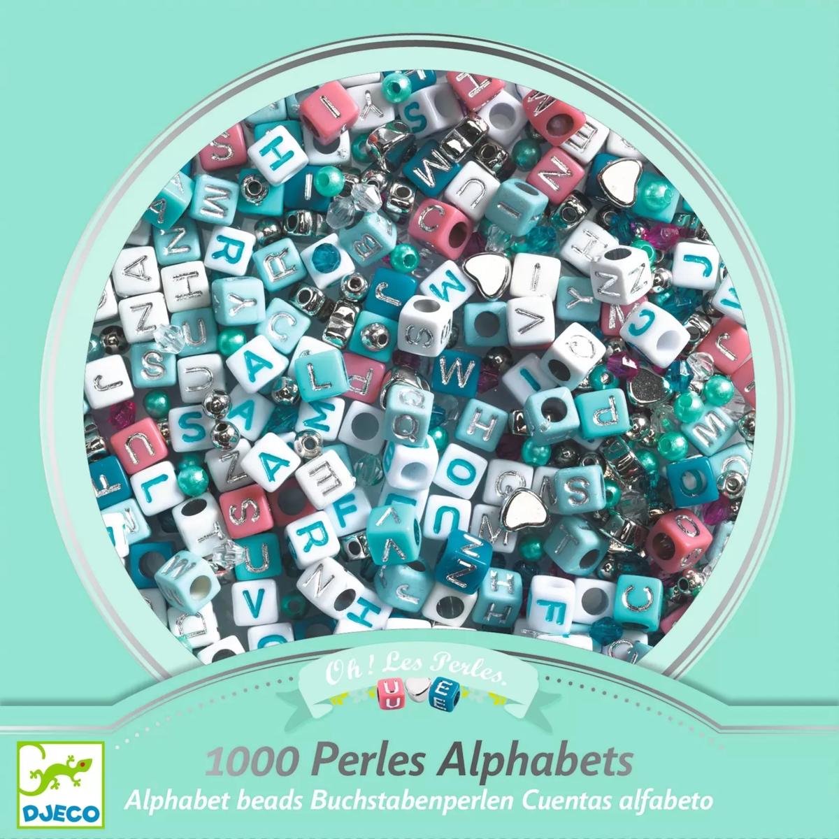 Alphabet Beads Silver
