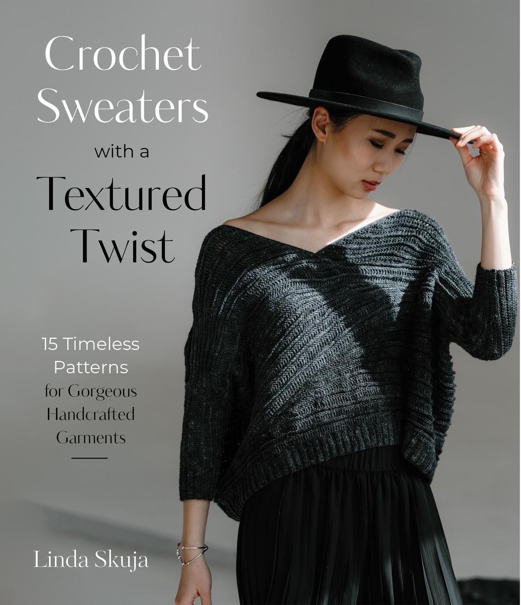 Crochet Sweaters with a Textured Twist by Linda Skuja | Black