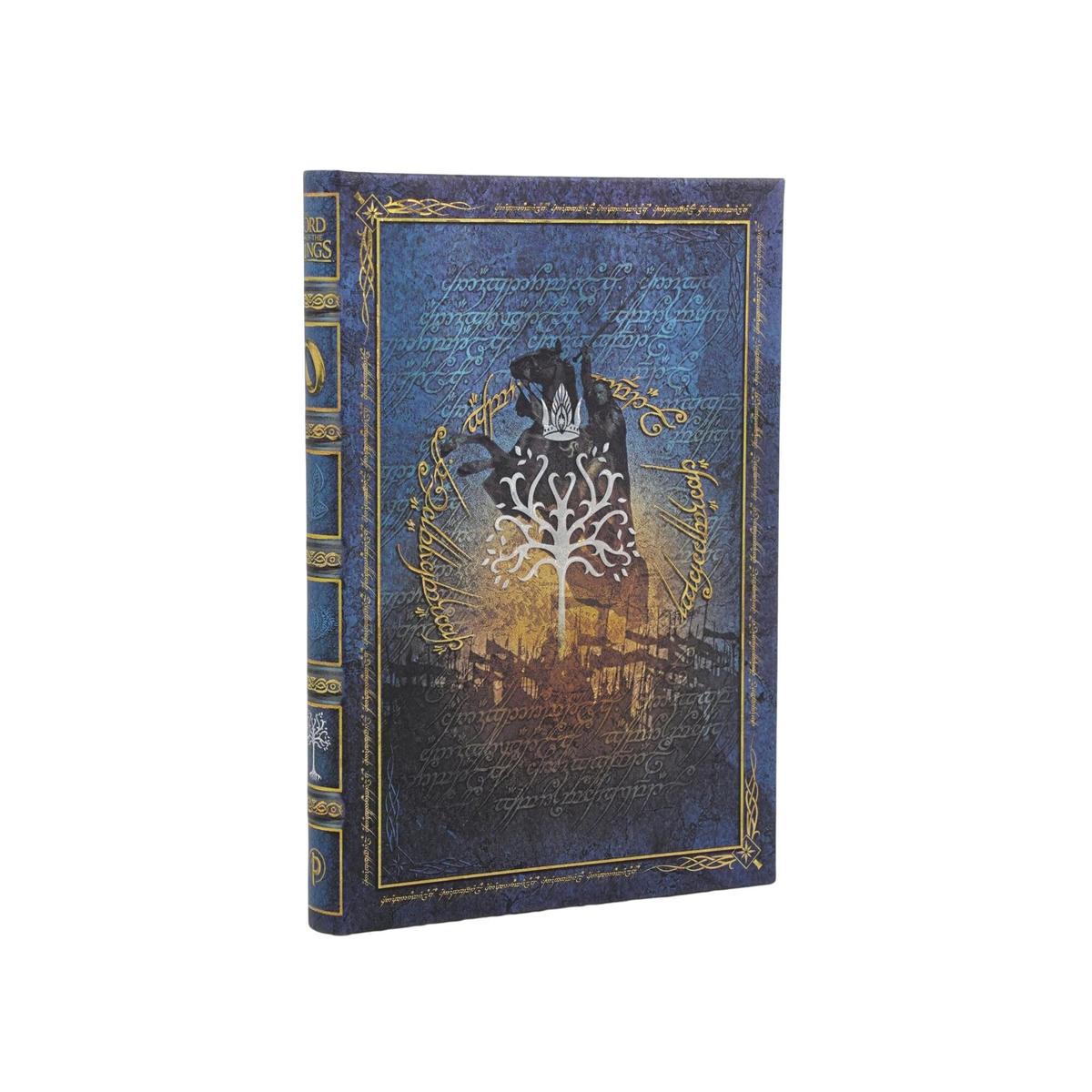 The Crown Reclaimed Journal Midi Custom Lined Hardcover, 144pg, 120GSM by Paperblanks (The Lord of the Rings Collection)