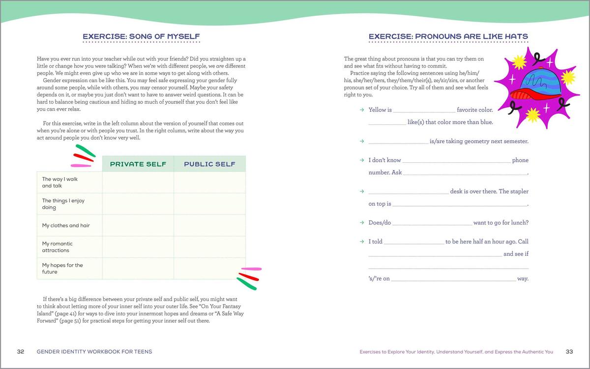 Gender Identity Workbook for Teens by LCSW, Andrew Maxwell Triska MSW ...