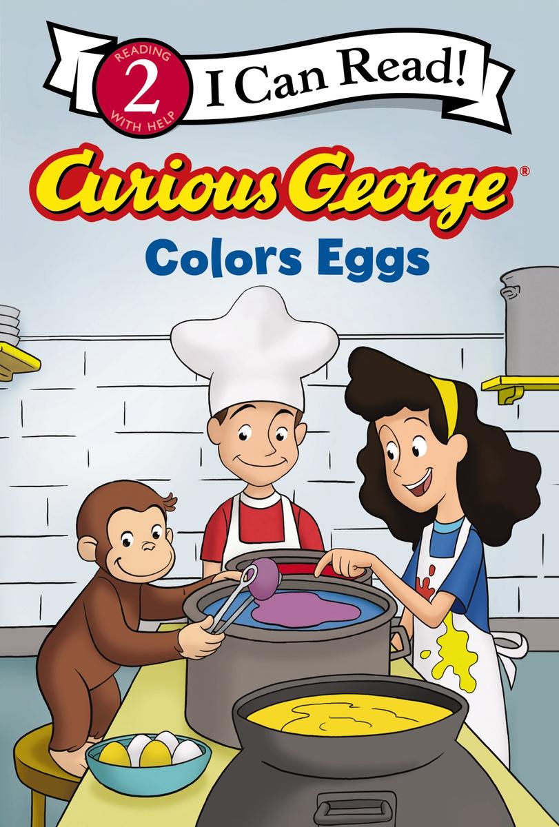 Curious George Colors Eggs - 