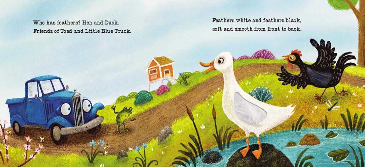 Little Blue Truck Feeling Happy by Alice Schertle | Black
