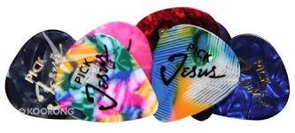 Creation Bookstore Pick Jesus Guitar Pick