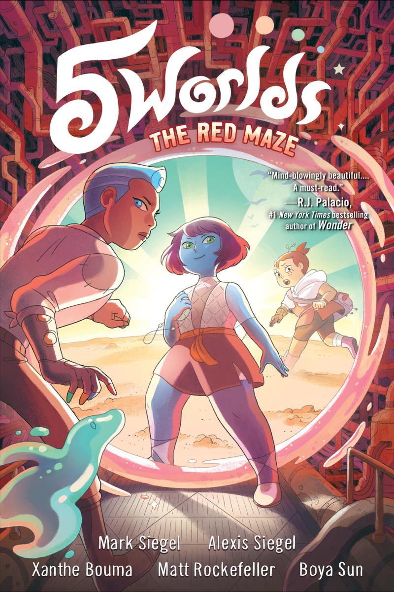 5 Worlds Book 3 - The Red Maze: (A Graphic Novel)