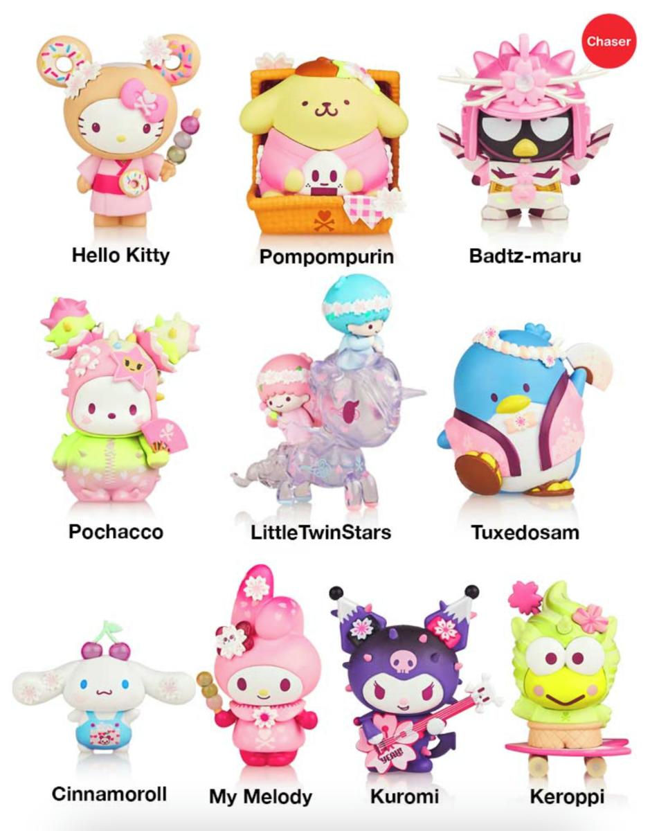 tokidoki for Hello Kitty キーホルダー　サンリオ Hello Kitty x Tokidoki Keychain and Zipper Pull Duo (Kawaii