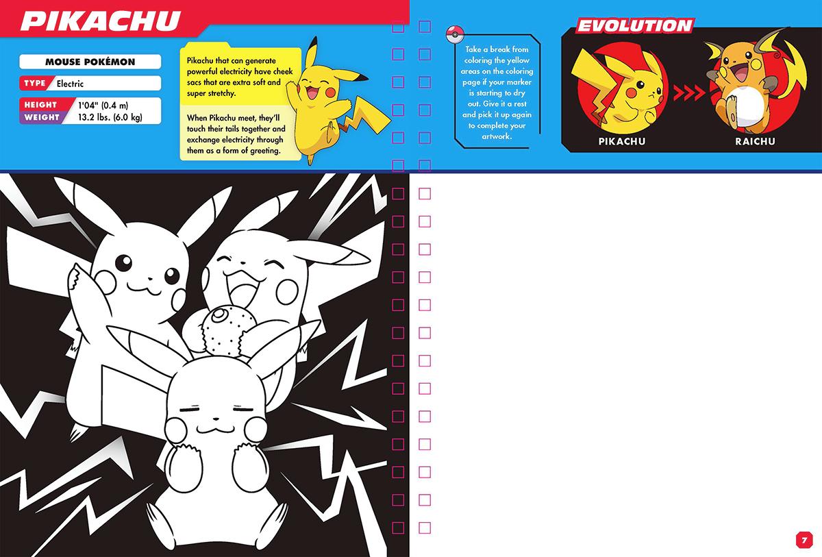 Neverending Pokemon Evolution DIY - Paper Toy & Coloring Page