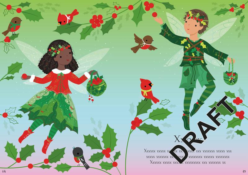 sticker dolly dressing christmas fairies Little Sticker Dolly Dressing by Fiona Watt