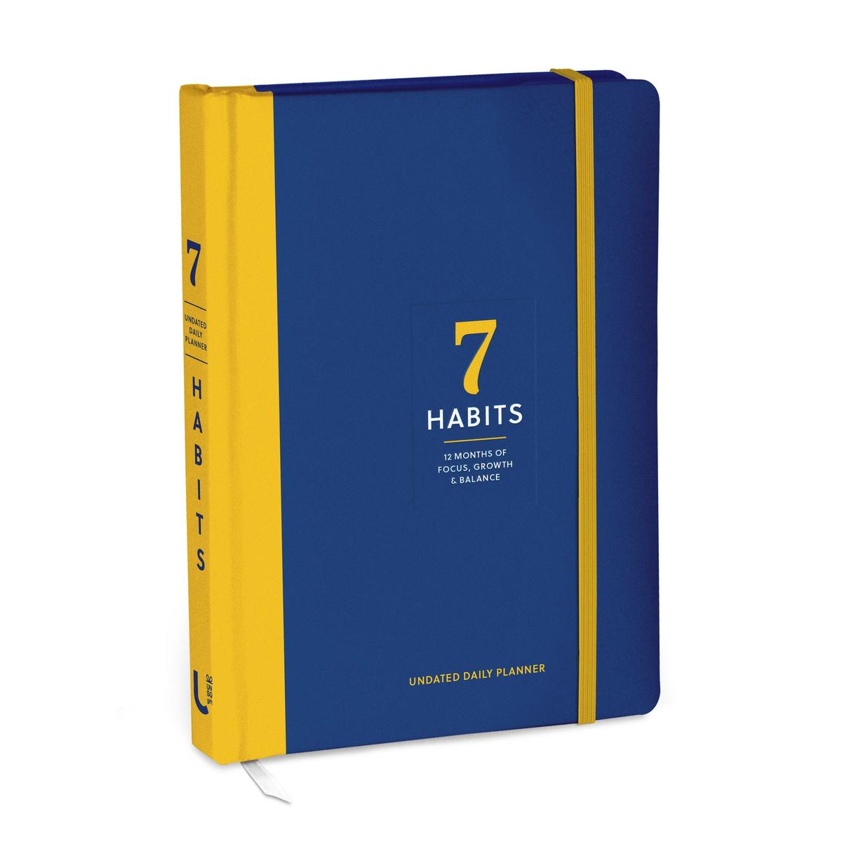 The 7 Habits Daily Planner: An Undated 12-Month Planner for Focus, Growth, and Balance