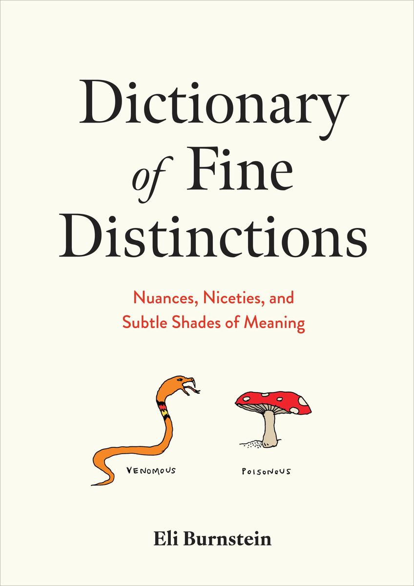 Dictionary of Fine Distinctions by Eli Burnstein | Ben McNally Books