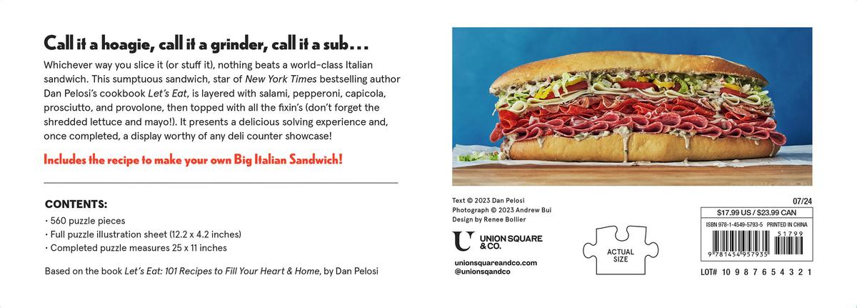 The Big Italian Sandwich Puzzle by Dan Pelosi | Astoria Bookshop
